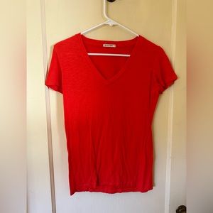 Buy One, Get 2 Free
 - Marine Layer V-Neck Shirt - Size S, Tomato Red